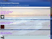 Tablet Screenshot of environmentdiscovery.com